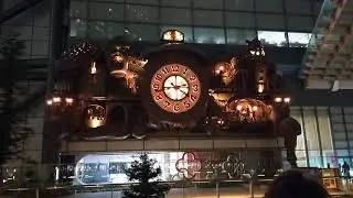 Hayao Miyazaki's clock at Shimbashi