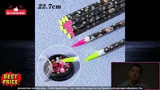 3256806845472785 5pcs set Nail Dotting Pen Picking Rhinestones Gems Drill Crystal Wax P