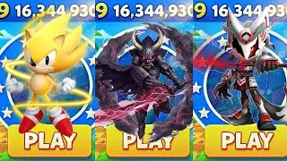 Sonic Dash - Классический Супер Соник против Дракона Шэдоу против Бесконечного Соника из фильма п...