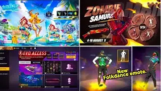 Summer Event Free Fire | Samurai Event | Free fire New Event |New Folk dance💃🏼🕺🏼Emote | Ff New Event
