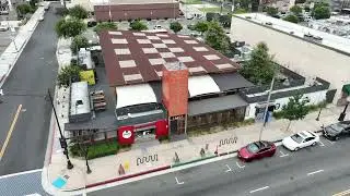 Drone Footage Flight Down Bellflower Blvd, Bellflower, CA 2024