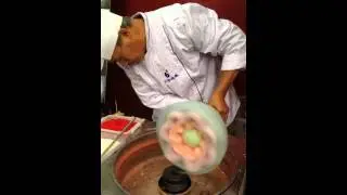 Como é feito Algodão Doce na China!