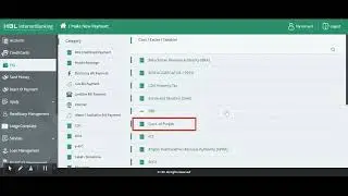 PPSC Fee Payment Using HBL Internet Banking