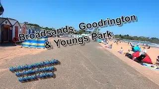 A Virtual Walk Along Broadsand's Beach, Goodrington Beach and Young's Park, Devon.