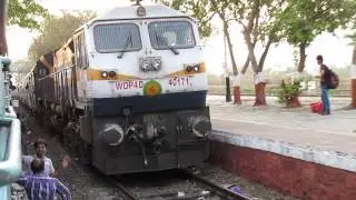 Matsyagandha Express enters with OFFLINK Loco