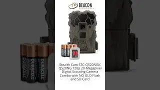 Stealth Cam STC-QS20NGK QS20NG 720p 20-MegapiXel Digital Scouting Camera Combo with NO GLO Flash ...