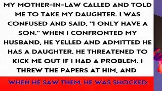 My Husband's Secret Daughter and His Shocking Reaction...
