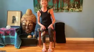 Chair yoga For Older People. Overweight People or Those with limited mobility