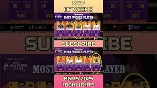 BGMS season 4 | week 3  day 7 | Top 10 MVP rankings | #bgmi #bgms #top10 #jonathan #admino #godlike
