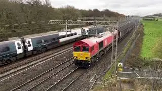 DB Cargo. Red Shed 66197. 🧰🎒Dollands Moor to Ditton Foundry.