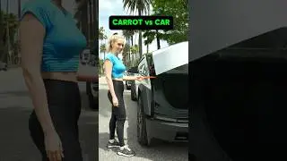Carrot vs Car Test 🥕📐 #nellyelectra #viralvideo #fyp #car #trending #test