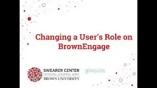 How to Change an Existing User's Role on BrownEngage