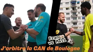 J'arbitre la CAN de Boulogne avec @RG28 et @quentinho_arbitre (France vs Mali) ⚽️