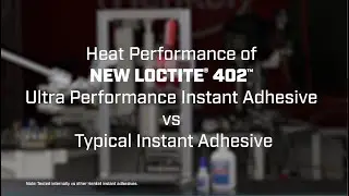 LOCTITE&reg; 402&trade; &mdash; Heat performance demo🌡