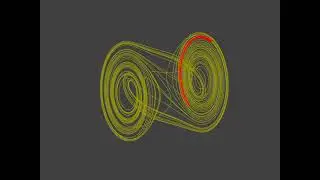 Live: Chaos Trajectory in 3D (Chua's Circuit)