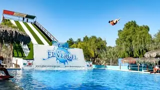 Crazy Slip N Fly Water Slide Jumps 👍🇲🇽🐬