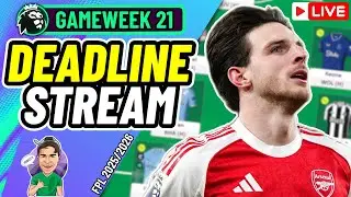 FPL GW21 | MY FINAL TEAM (LIVE) ✅ | FPL 2025/26
