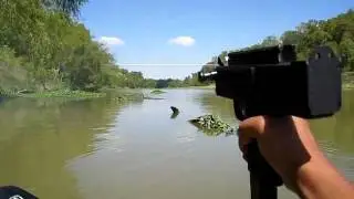 MasterPiece Arns MPA 30 9mm (MAC11) 9mm first person on a kayak