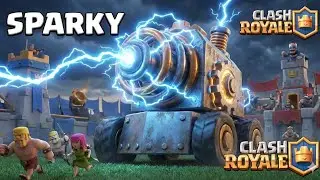 Гигантский скелет +Спарки(Clash Royale ) #клешрояль #клеш #clashroyale#clashroyalegameplay 