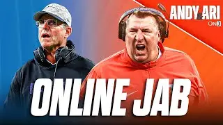 Bret Bielema takes a SHOT at Jim Harbaugh on Social Media while Michigan fights NCAA investigation