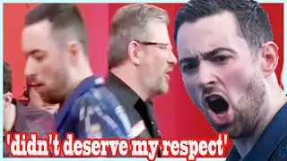 Luke Humphries rages James Wade 'didn't deserve my respect' after shoulder barge on stage