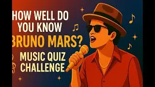 How Well Do You Know Bruno Mars? | 🧠 Music Quiz Challenge 💫