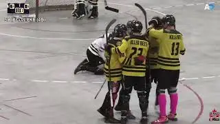 Edmonton Killer Bees (AB) at SURREY HOUNDS (BC) 2023 Canada Ball Hockey B Nationals 1st & 2nd Period