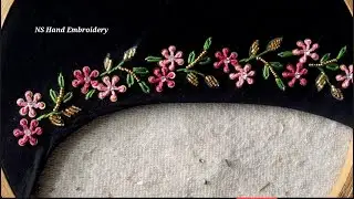 Normal Needle Work on Stitched Blouse |  Hand Embroidery | Maggam Works 