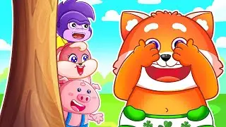 Hide And Seek Song 🤫 +More Funny Kids Songs And Nursery Rhymes by Lucky Zee Zee