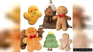 Christmas Tree Santa Cushion Stuffed Cartoon Dolls Snowman Deer Socks Boots Holiday Attire Girls Toy
