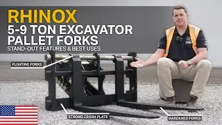 5 - 9 TON EXCAVATOR PALLET FORKS - Features & Best Uses | Rhinox Group US