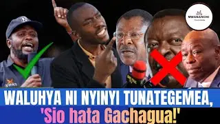THE LUHYA PEOPLE WILL DETERMINE WEATHER THE OPPOSITION WILL WIN NOT GACHAGUA. PLEASE LUHYA.....!