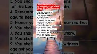 10 God Commandments. #Lord #jesus #God #truth #Bible #hate #Love #shorts #bibleverse #Exodus