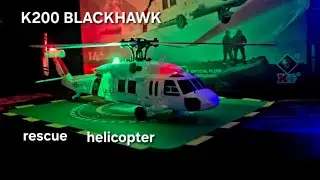 k200 blackhawk rescue helicopter- back of my house flight .