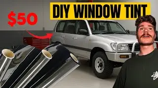 Как затонировать окна автомобиля ОЧЕНЬ ДЕШЕВО (сделай сам дома)
