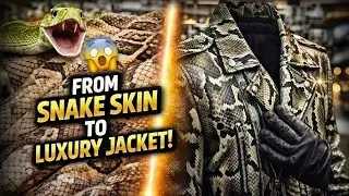How Snake Leather Jackets Are Made &ndash; Rare Behind the Scenes Look