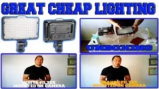 Unique Bargains PT176S 176 LED Dimmable High Power Panel Digital Camera/Camcorder Video Light
