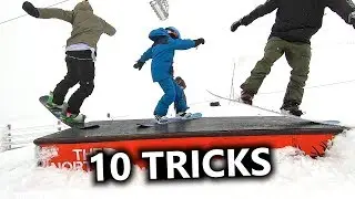 10 Snowboard Box & Rail Tricks with Tips