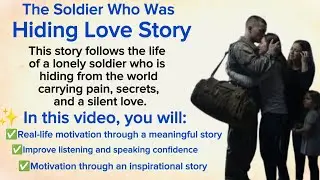 An Emotional Story: The Soldier Who Was Hiding Love Story ⭐ Learn English With Stories ✅ Level 3