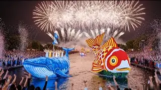 Amazing Fish Parade with Fireworks | Beautiful Festival Celebration | Viral Video