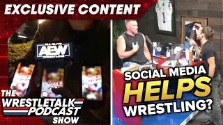 Does Social Media REALLY HELP Wrestling? Luke Owen & Laurie Blake - WrestleTalk Clips EXCLUSIVE