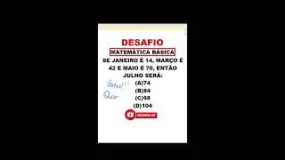 DESAFIO DE RACIOCÍNIO LÓGICO 14