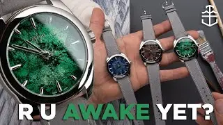 Awake Sơn M&agrave;i Frosted Leaf: Handcrafted dial for under &euro;3,000?!