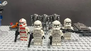 Clone wars Lego stop Motion Movie #mandalorian #clonewars 