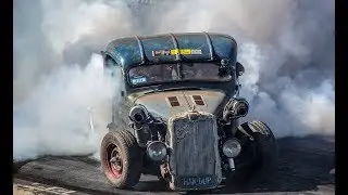 Crazy HUGE POWER Rat Rod Car Engines and Sound
