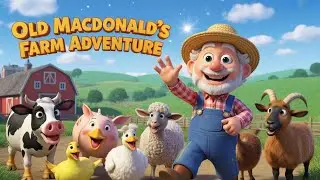 Old MacDonald&rsquo;s Farm Song | Fun 3D Cartoon Farm Adventure for Kids