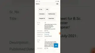 M.D.U datesheet update up to 30 July 2021