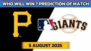 Pittsburgh Pirates VS San Francisco Giants | USA MLB Match Prediction | MLB Picks Today