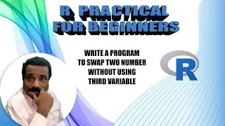 HOW TO SWAP TWO NUMBER WITHOUT USING THIRD VARIABLE | R Example | Tamil Software