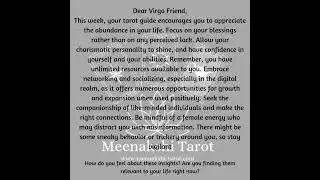 Virgo Spiritual Guidance Through Tarot. Mid-January 2025 #tarot #whatscomingupinlovelife  #love